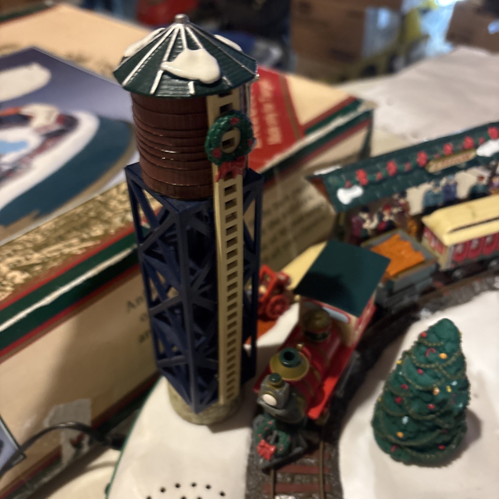Mr. Christmas Going Home For The Holidays Animated Train EUC 50 Songs Working