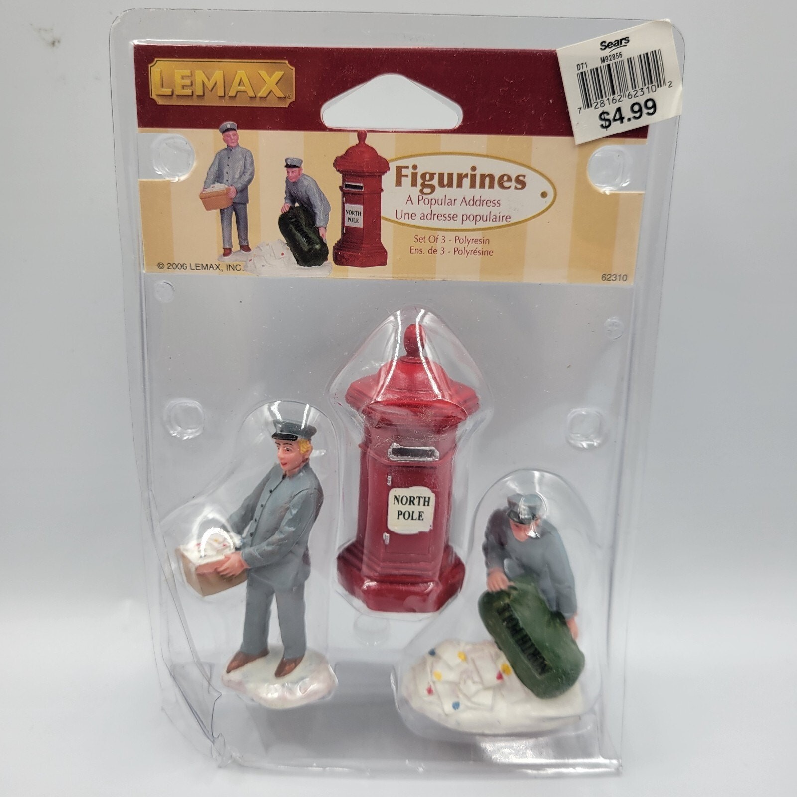 Lemax 2006 A Popular Address Holiday Postman USPS Worker North Pole New #62310