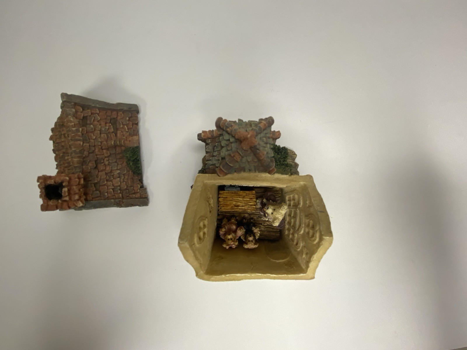 Boyds Bearly Built Villages Bearly A School 19004V Premier Edition 3Pc Box COA