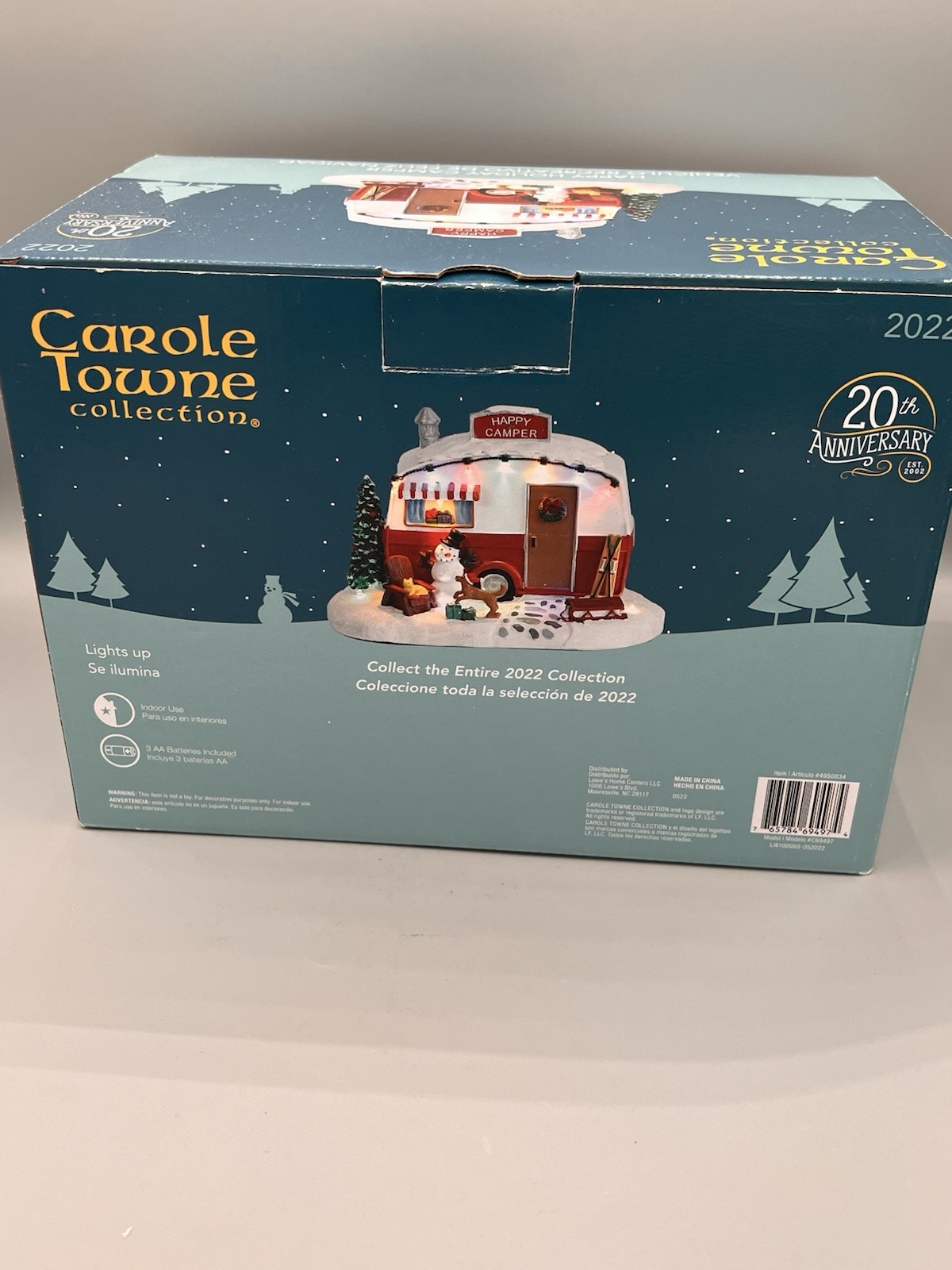 Carole Towne Happy Holiday Camper Lighted Christmas Village 2022 Edition 4950834