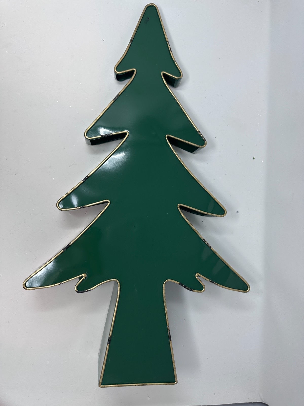 2D Metal Christmas Trees, Red, Green, White, Christmas Decor, Centerpiece, NEW