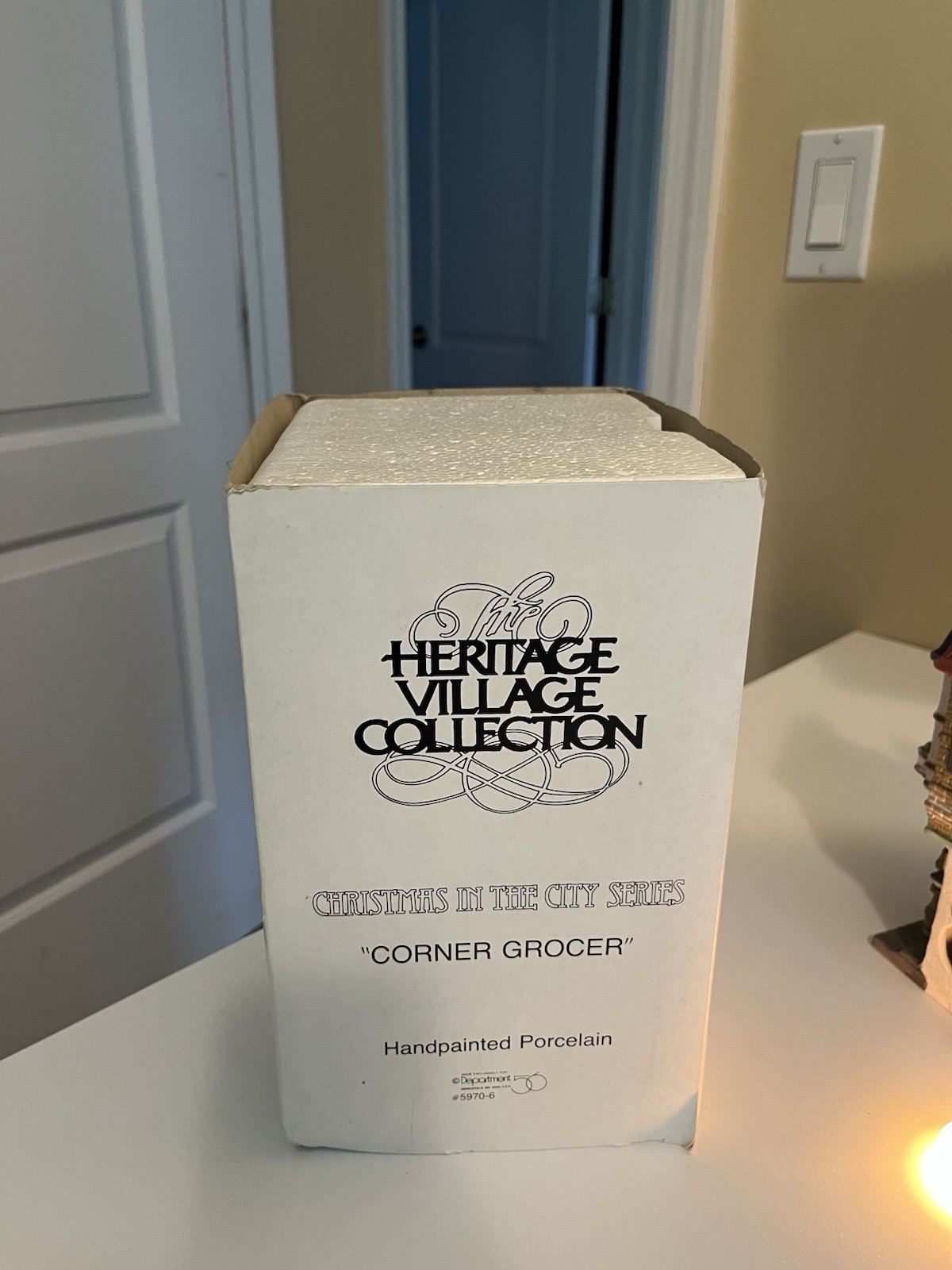 Dept 56 Corner Grocer Christmas In The City Heritage Village #59706 Hanks Market
