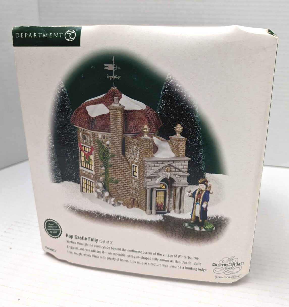 Department 56 – Limited Edition of 5600 Hop Folly Castle Missing 1 PC