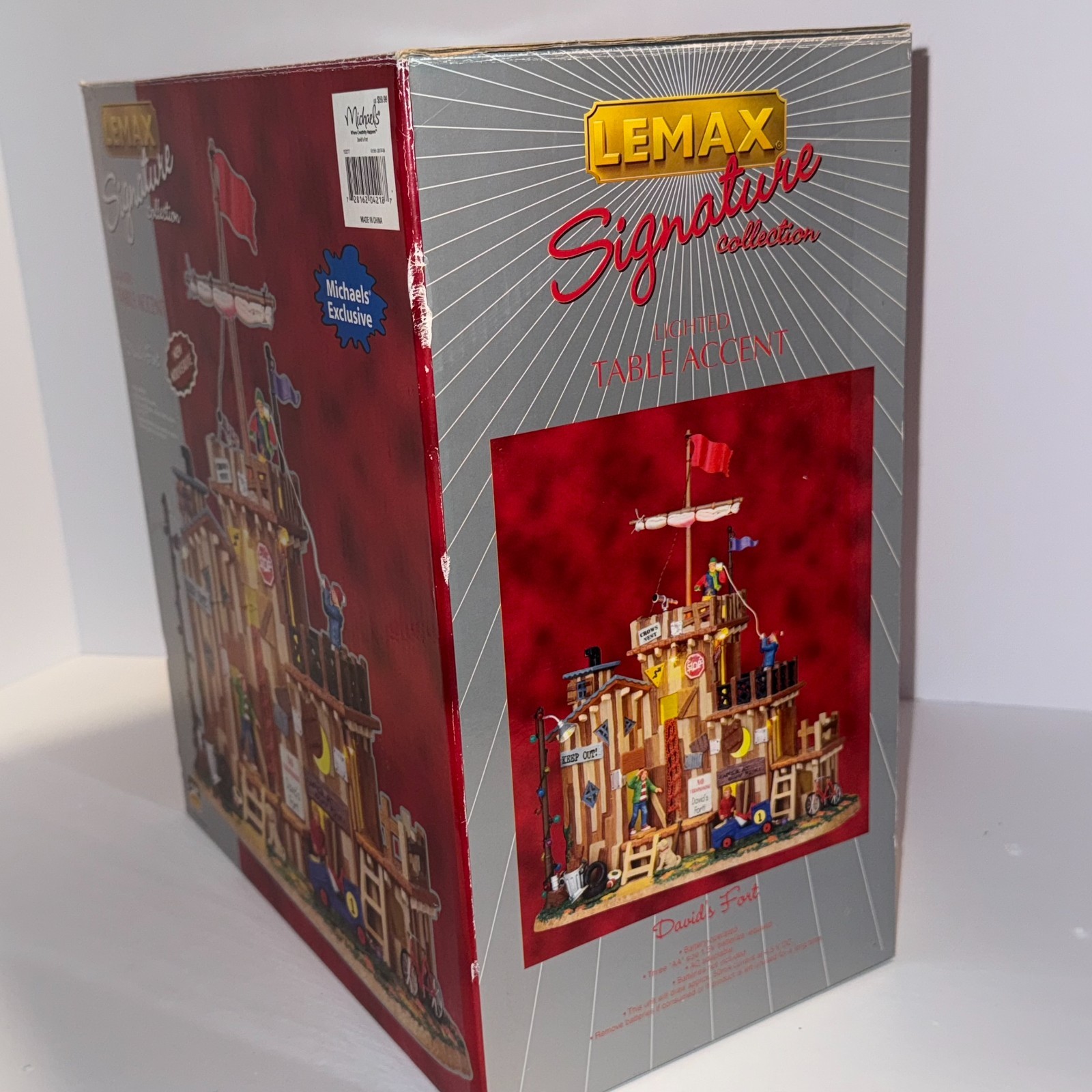 2010 LEMAX Signature Collection Christmas Holiday Village David’s Fort #04218