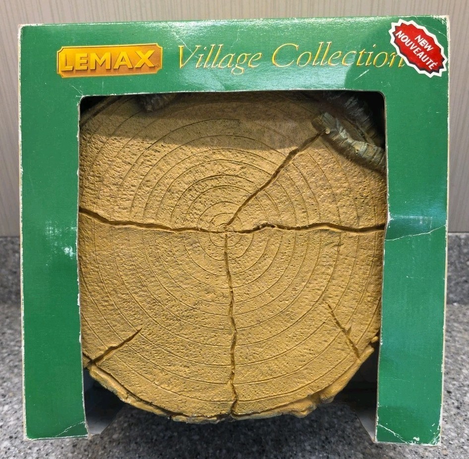 Lemax Village Tree Stump Display Platform Landscape Accent 74700 2007