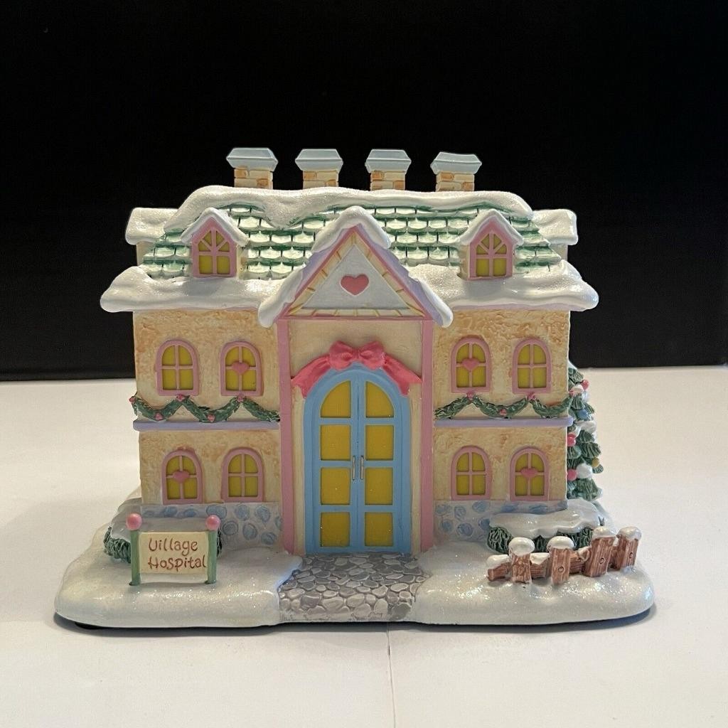 Precious Moments Hawthorne Village Tender Loving Care Hospital Christmas RARE
