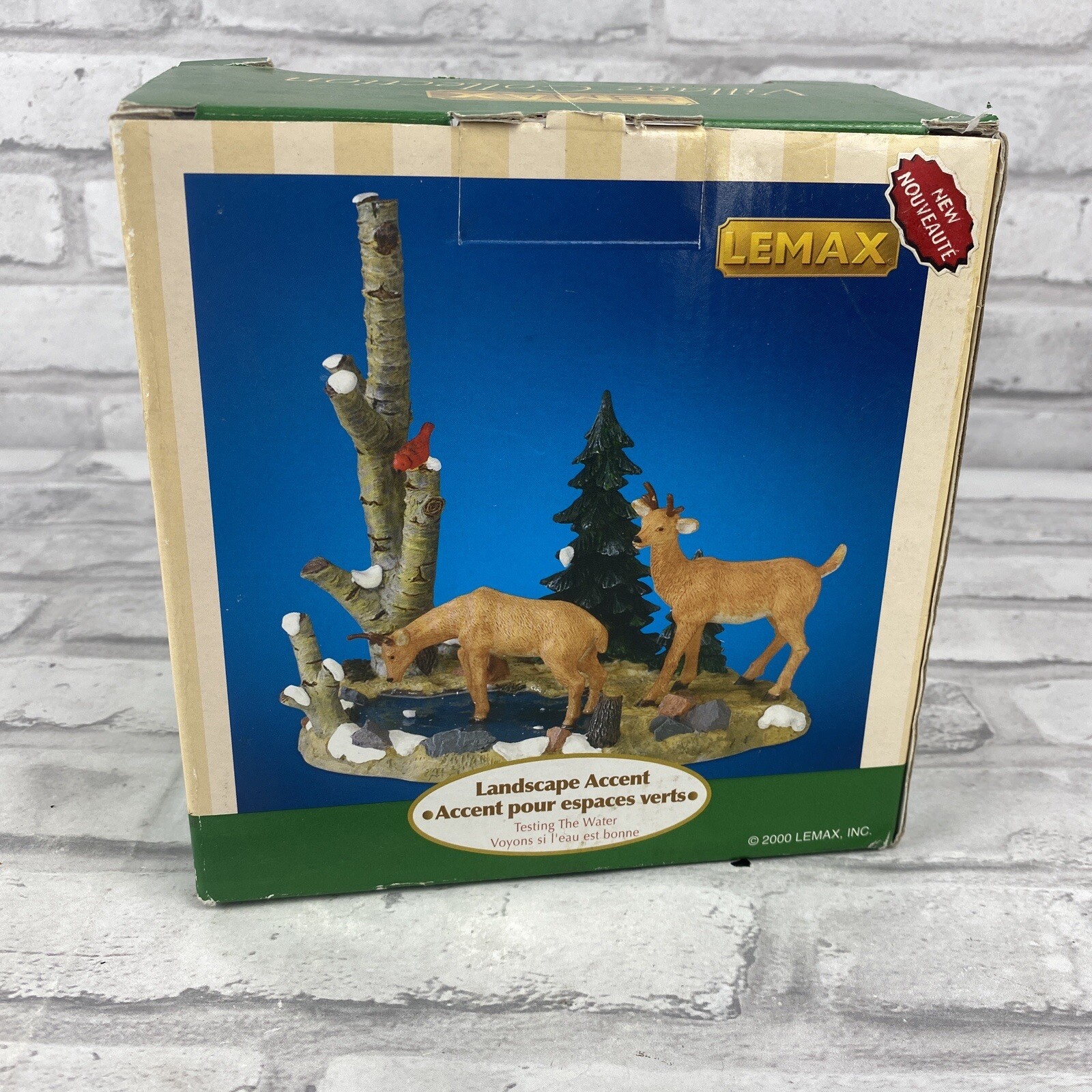 Lemax Village Collection Landscape Accent TESTING THE WATER #83710 Deer