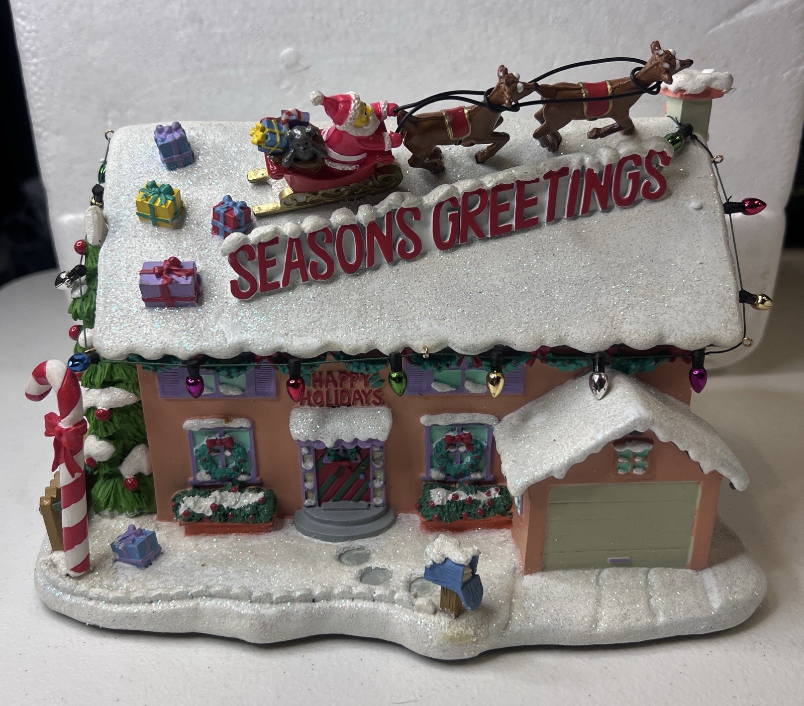 Hawthorne Village The Simpsons Christmas Village Flander’s House Illuminated