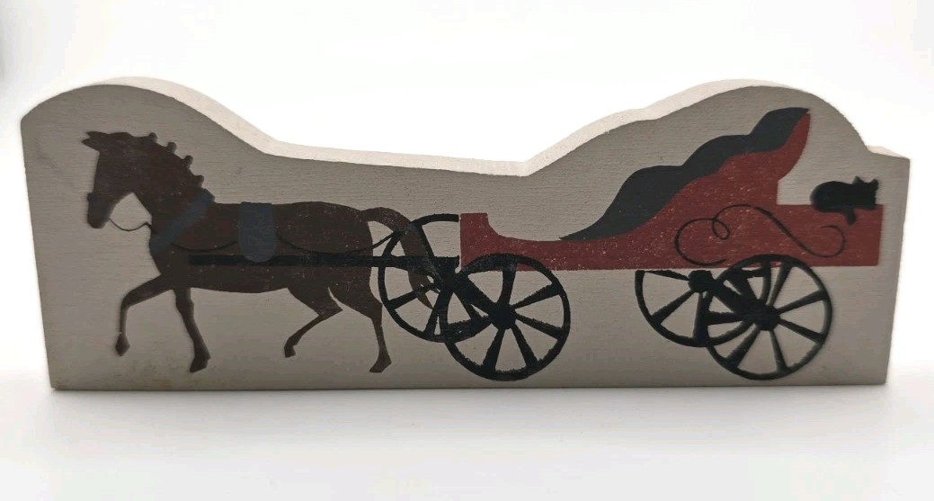 Lot of 5 Cat’s Meow Horse Drawn Carriages Christmas US Mail Bread & Cake Dairy