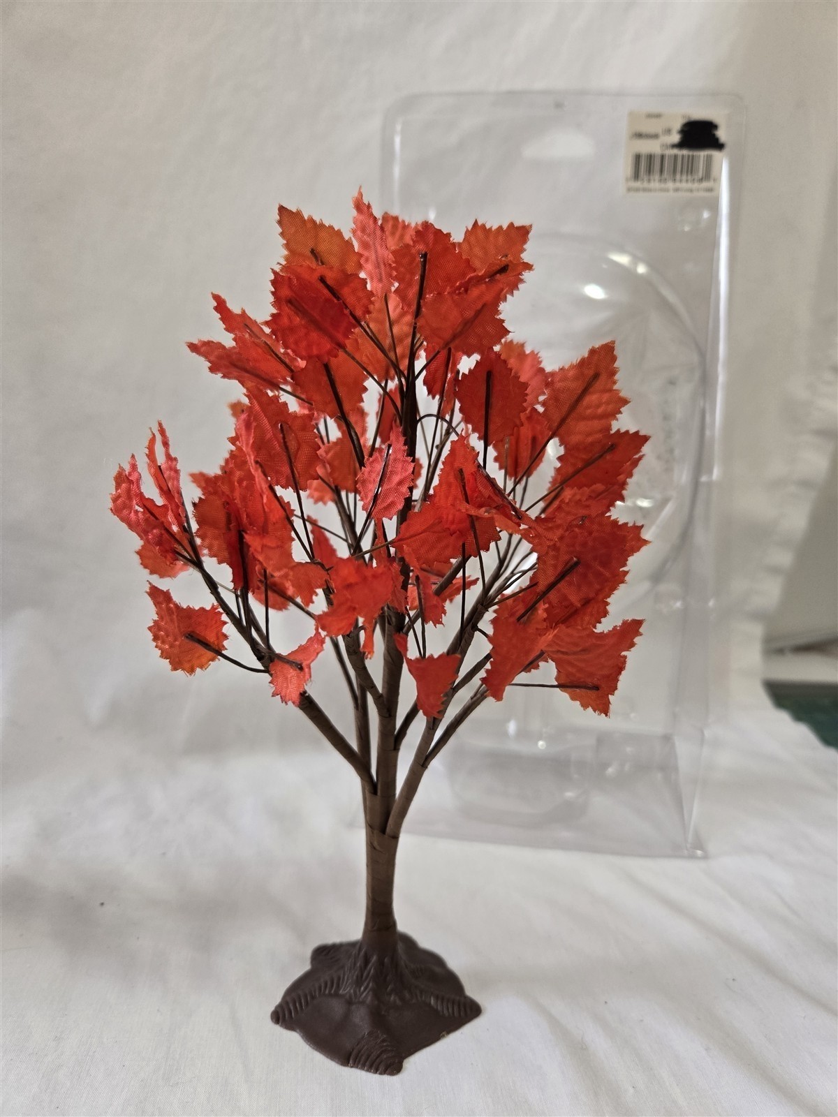 Lemax Spooky Town 2002 Halloween Autumn Leaves Maple Tree 9″ – 2 Trees 94406