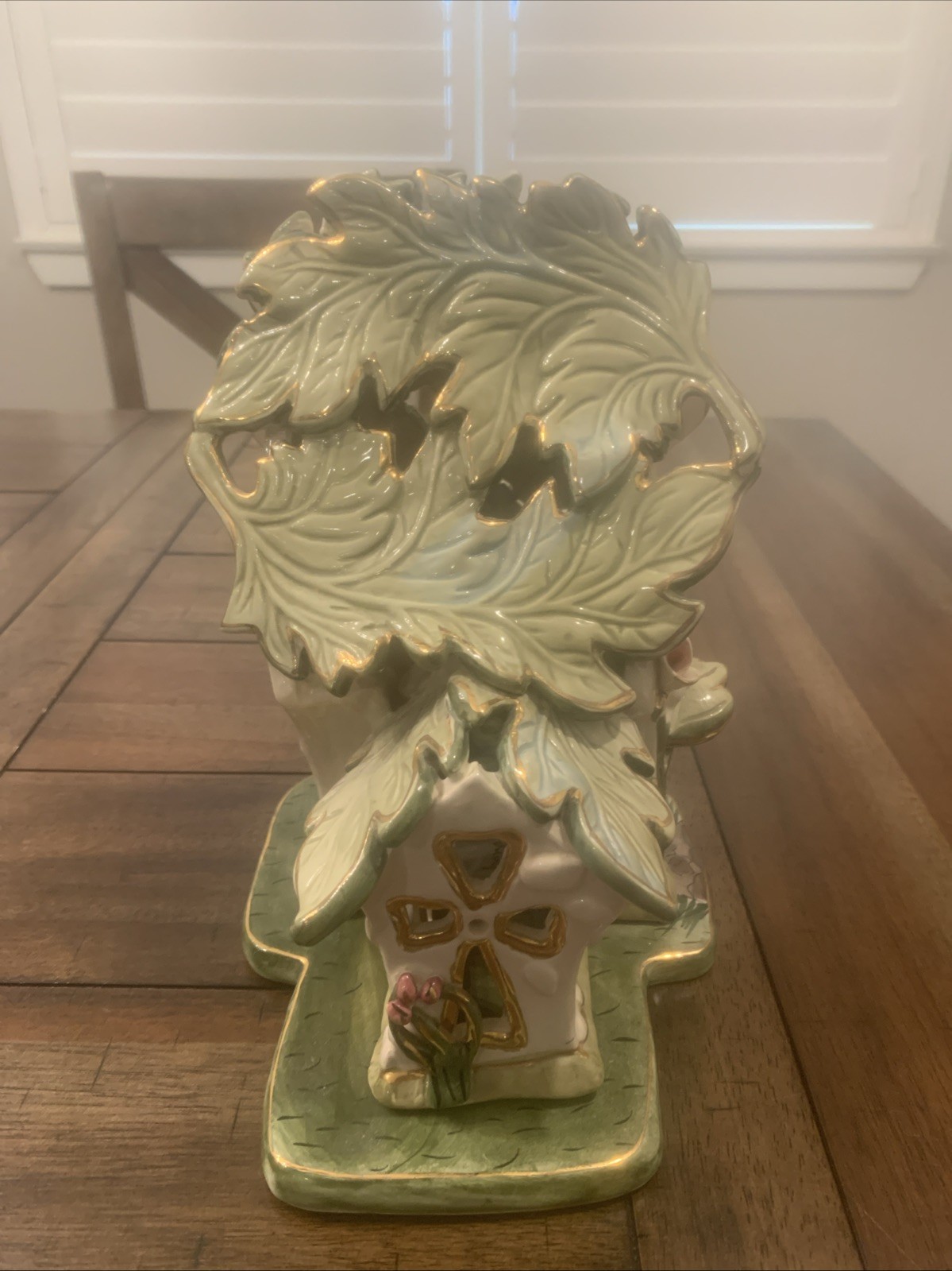 2002 Blue Sky Clay Works Easter Church With Candle Tray