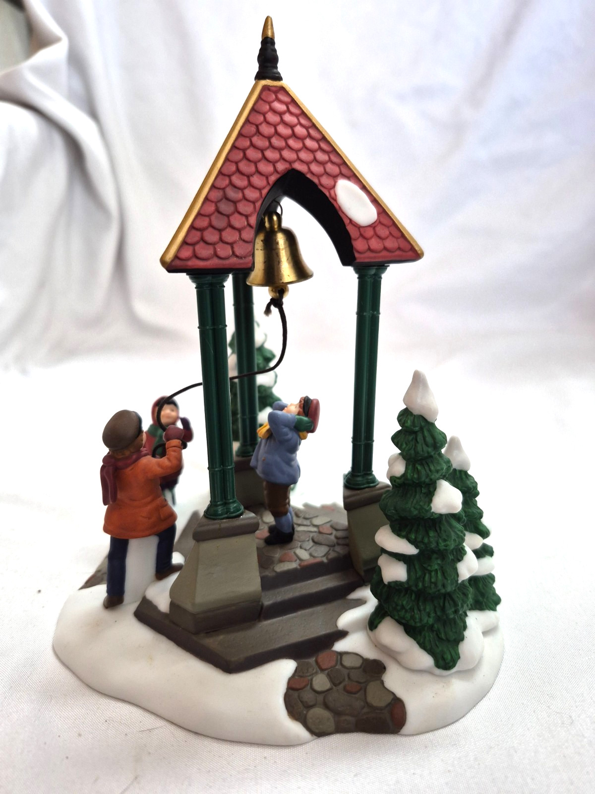 Christmas Bells 1996 Heritage Village Collection Dept 56 Ringing the Bell Tower