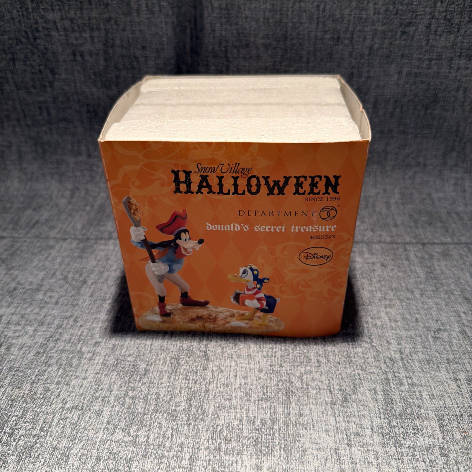 NIB Department Dept 56 DONALD’S SECRET TREASURES Snow Village Halloween #4025343