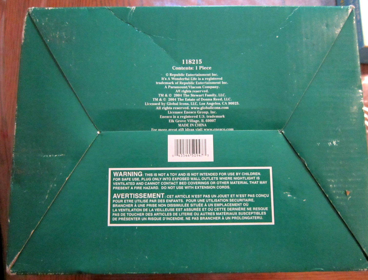 Enesco It’s a Wonderful Life Illuminated Village Bedford Falls High School
