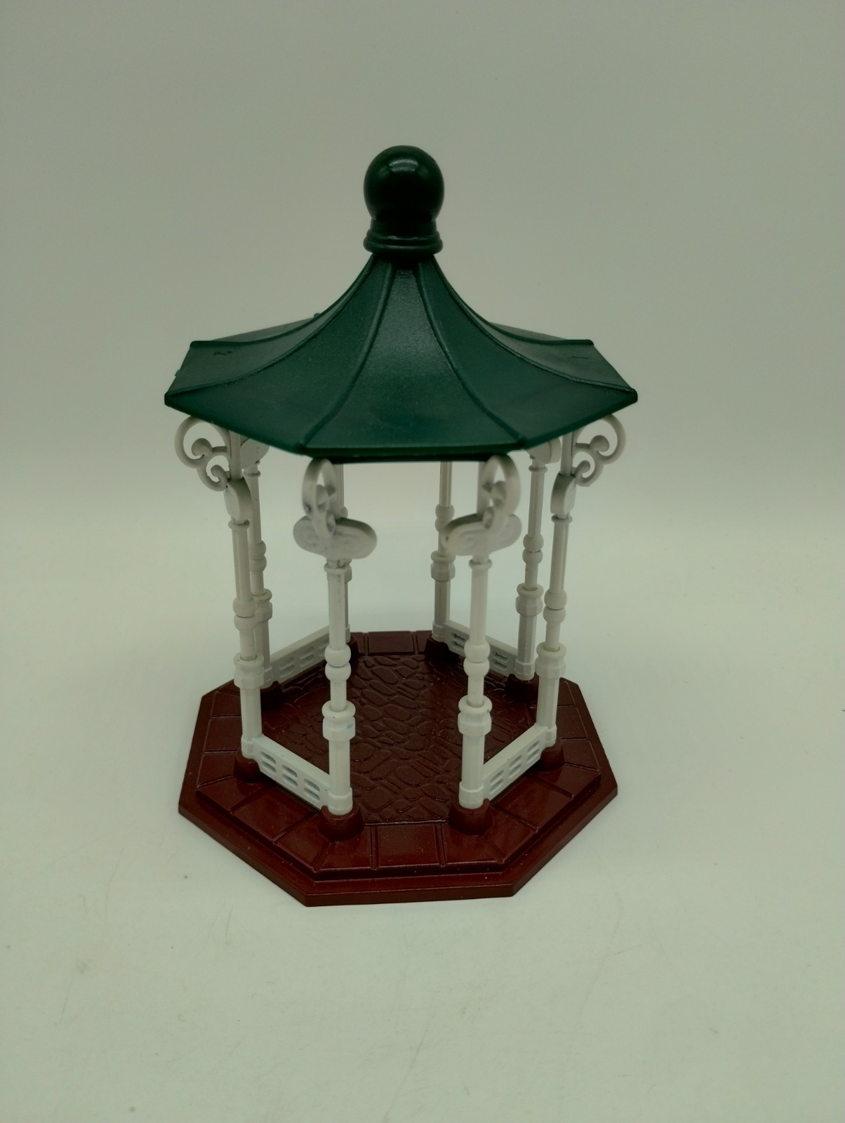 Vintage 1994 Santas Best Christmas in Vermont Village Accessory Gazebo 5.5 Inch