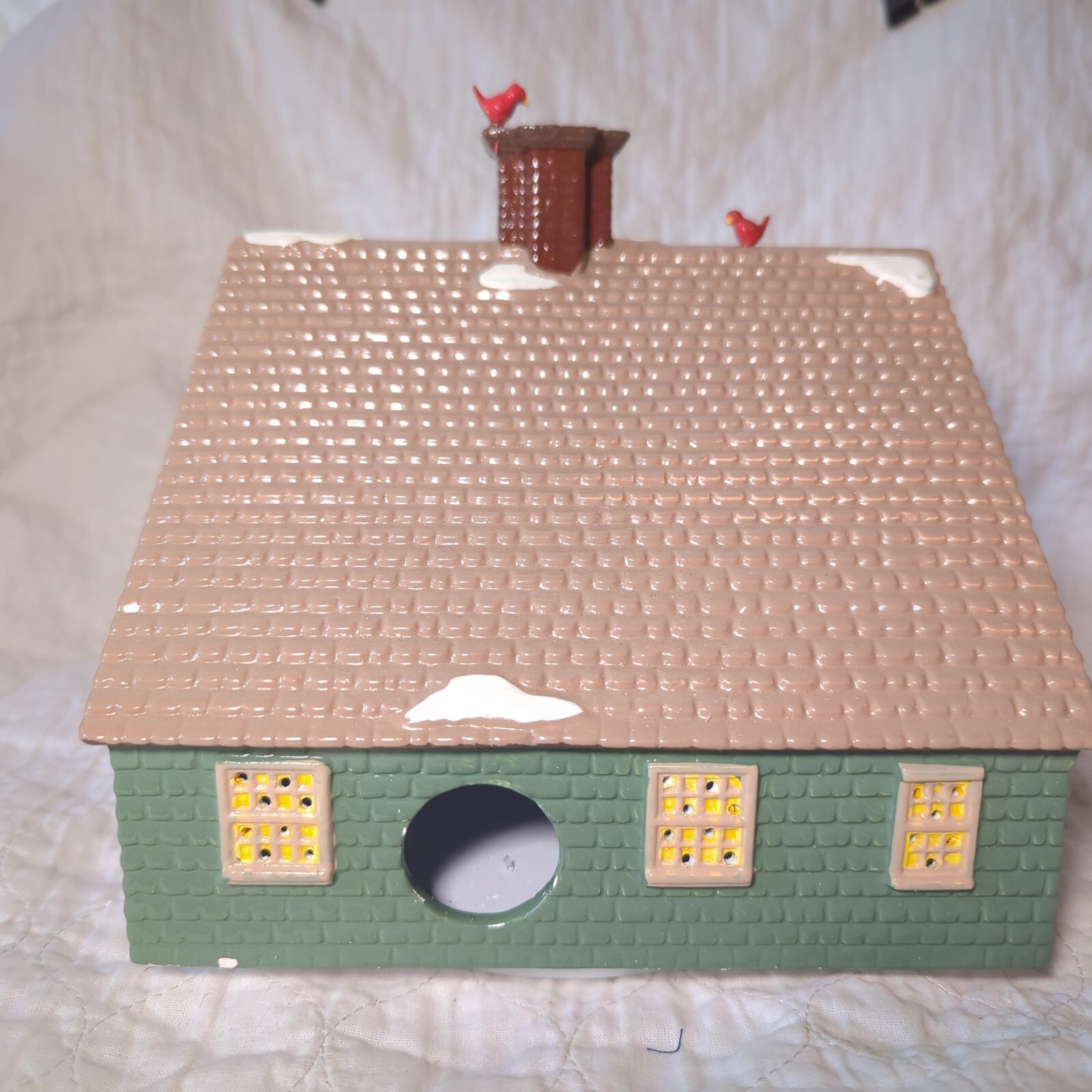 Dept 56 Snow Village 1988 Home Sweet Home House and Windmill – Missing Blades