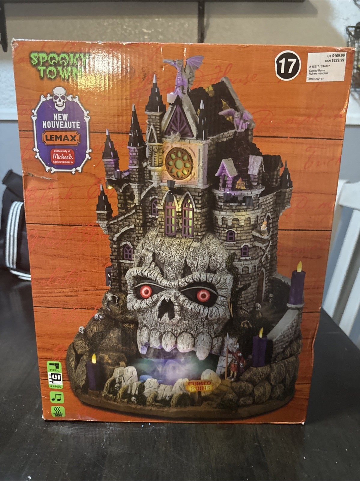 Lemax Spooky Town Halloween Village Cursed Ruins 45217