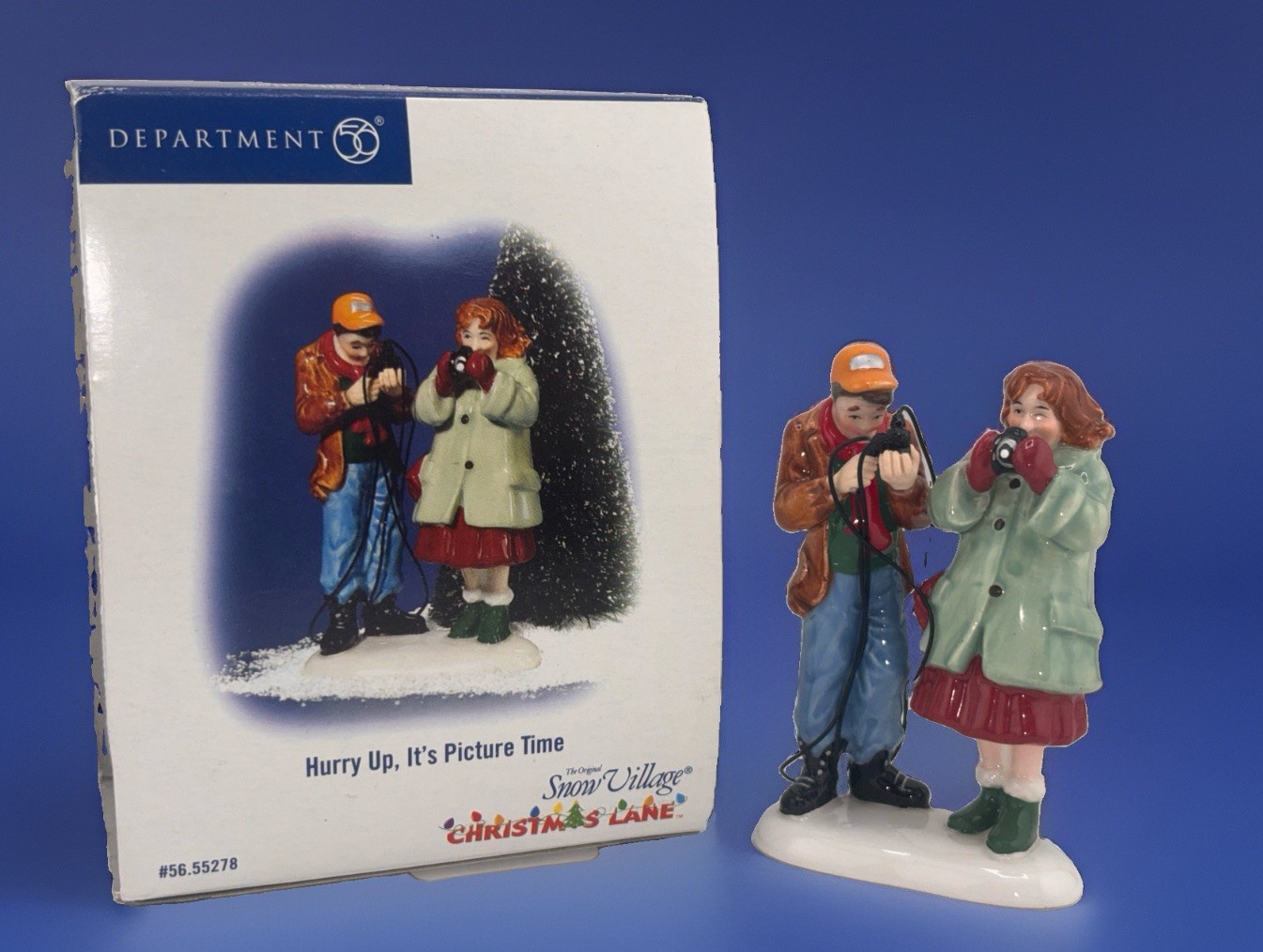 Department 56 2005 Vintage Christmas Lane Hurry Up, It’s Picture Time 55278