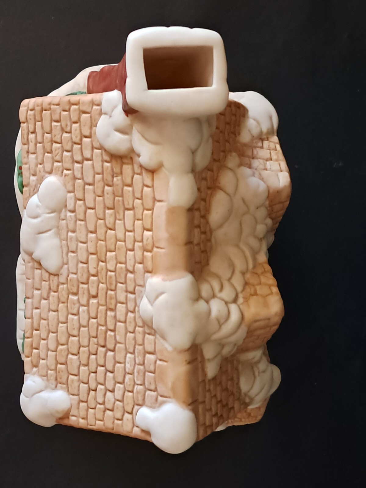 Ceramic House Christmas Village Snowy Building Large 5.5″ Inches Tall READ
