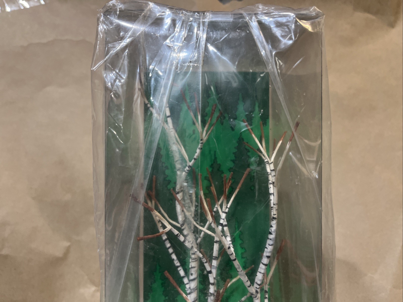 Dept 56 Village Winter 12 inch Birch Tree Original Package #5216-7