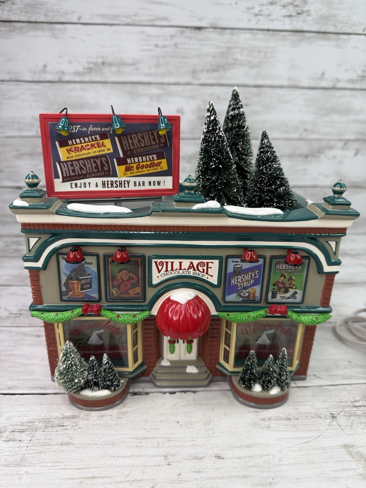 Dept 56 Snow Village “Hershey’s Chocolate Shop” 54913 read description