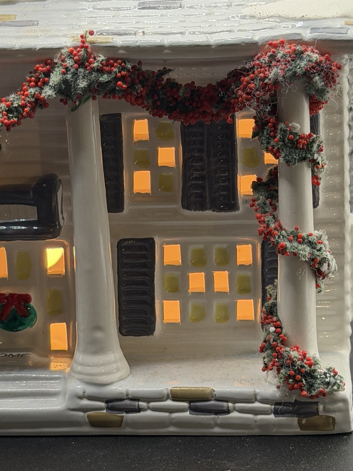 Department 56 Snow Village Cumberland House Ceramic Hand Painted 1987 Retired