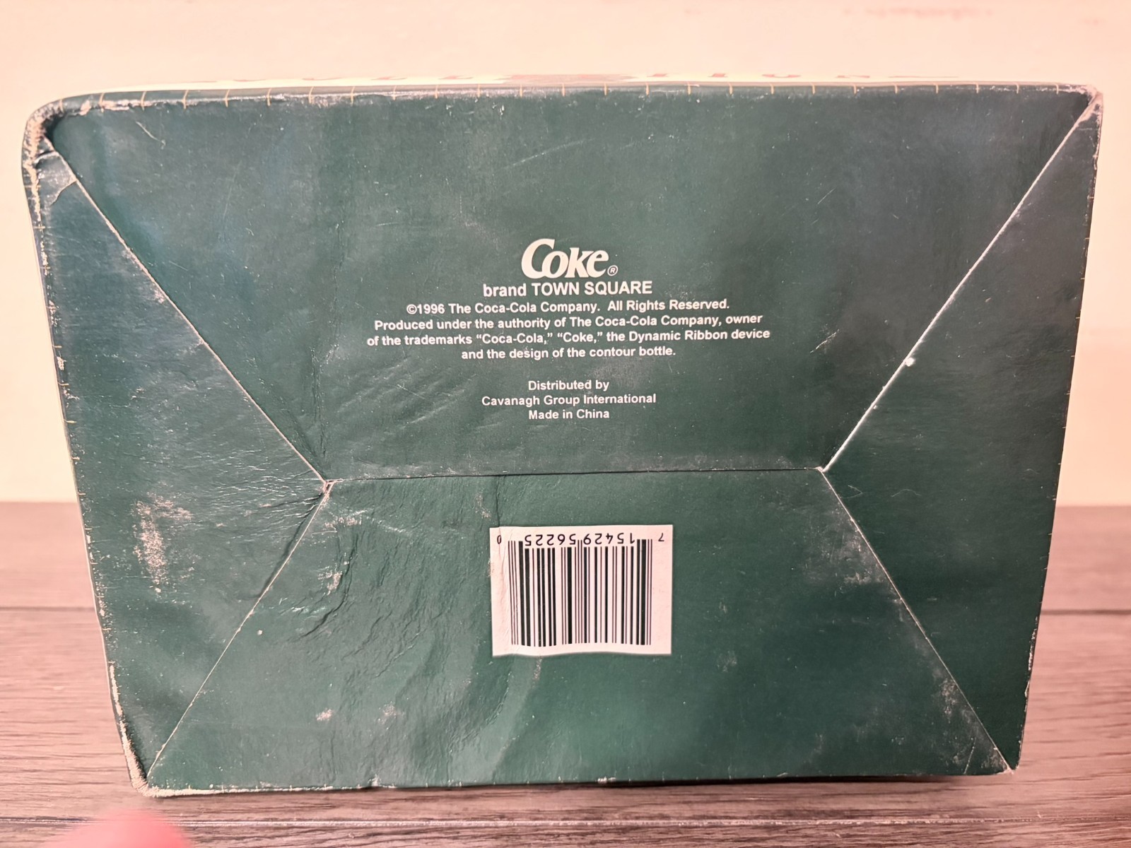 Coca-Cola Town Square Collection Town Barber Shop 1996 Porcelain Lighted NIB