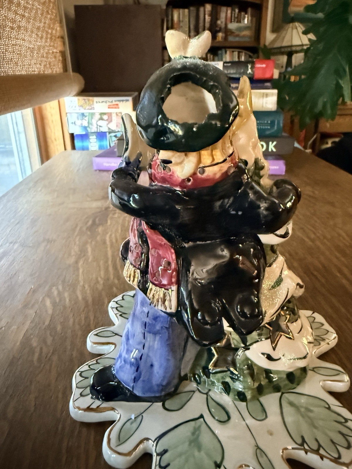 Blue Sky Clayworks Victorian Boy Caroler Tree Tealight Heather Goldminc