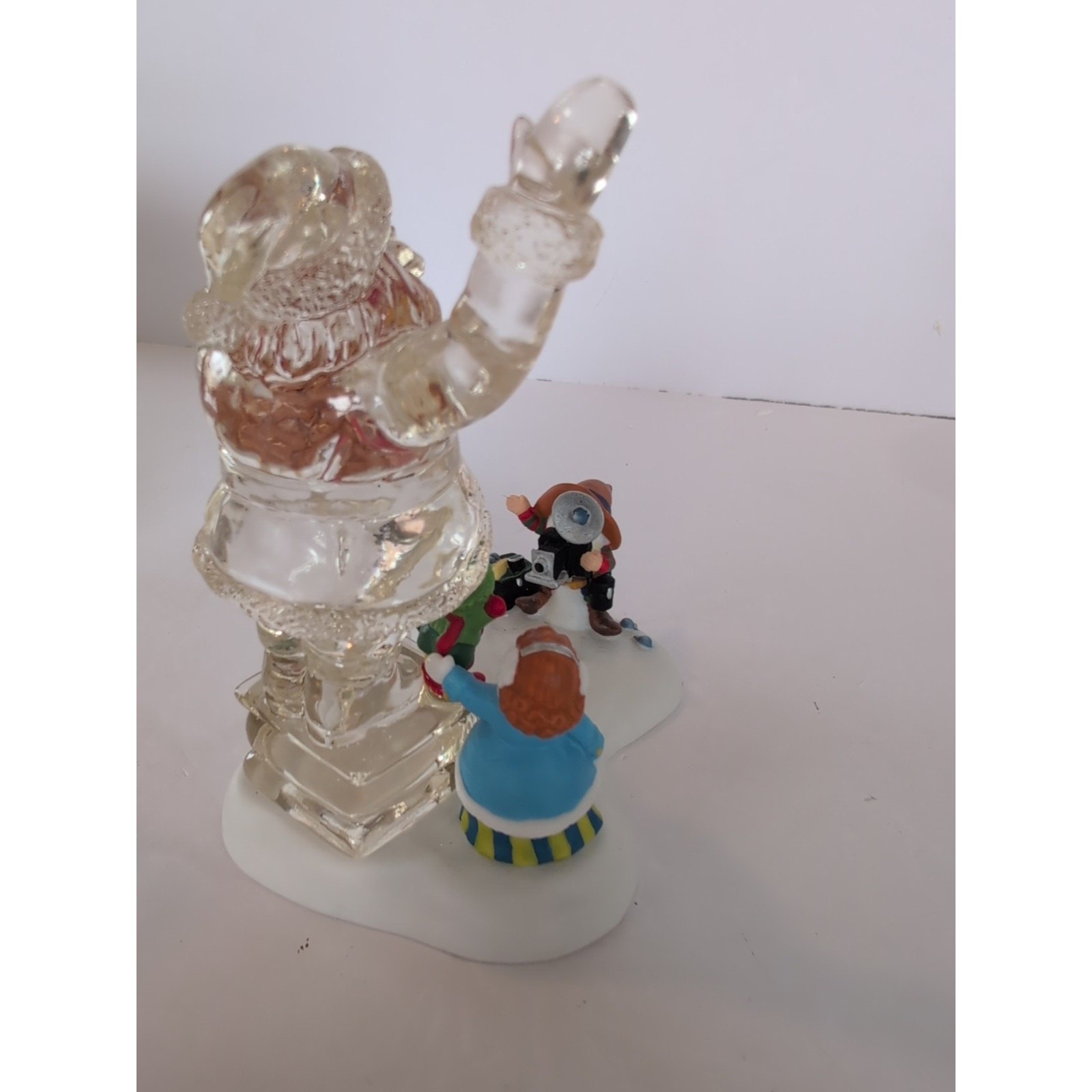 Dept 56 “KRINGLE STREET TOWN SANTA” ICE SCULPTURE #56869 North Pole Retired