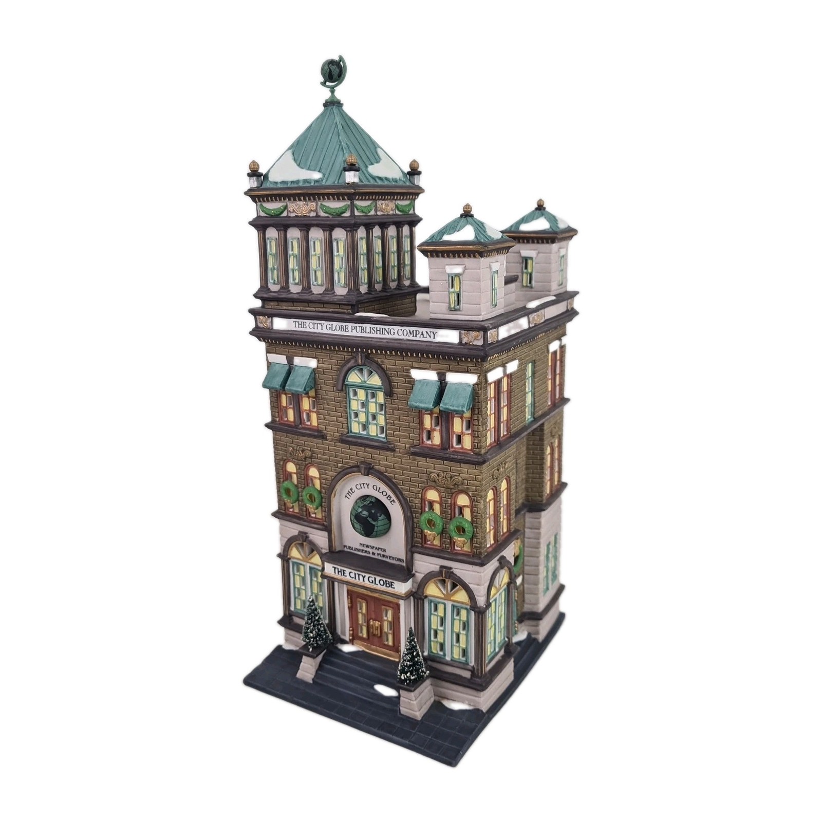 🚨 Department 56 “The City Globe” 58883 Christmas In The City Lighted Building