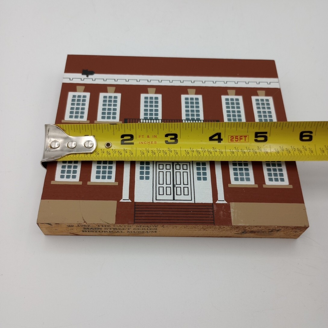 Cats Meow 1987 Main Street Series Lot of 3 Library Post Office Museum Retired