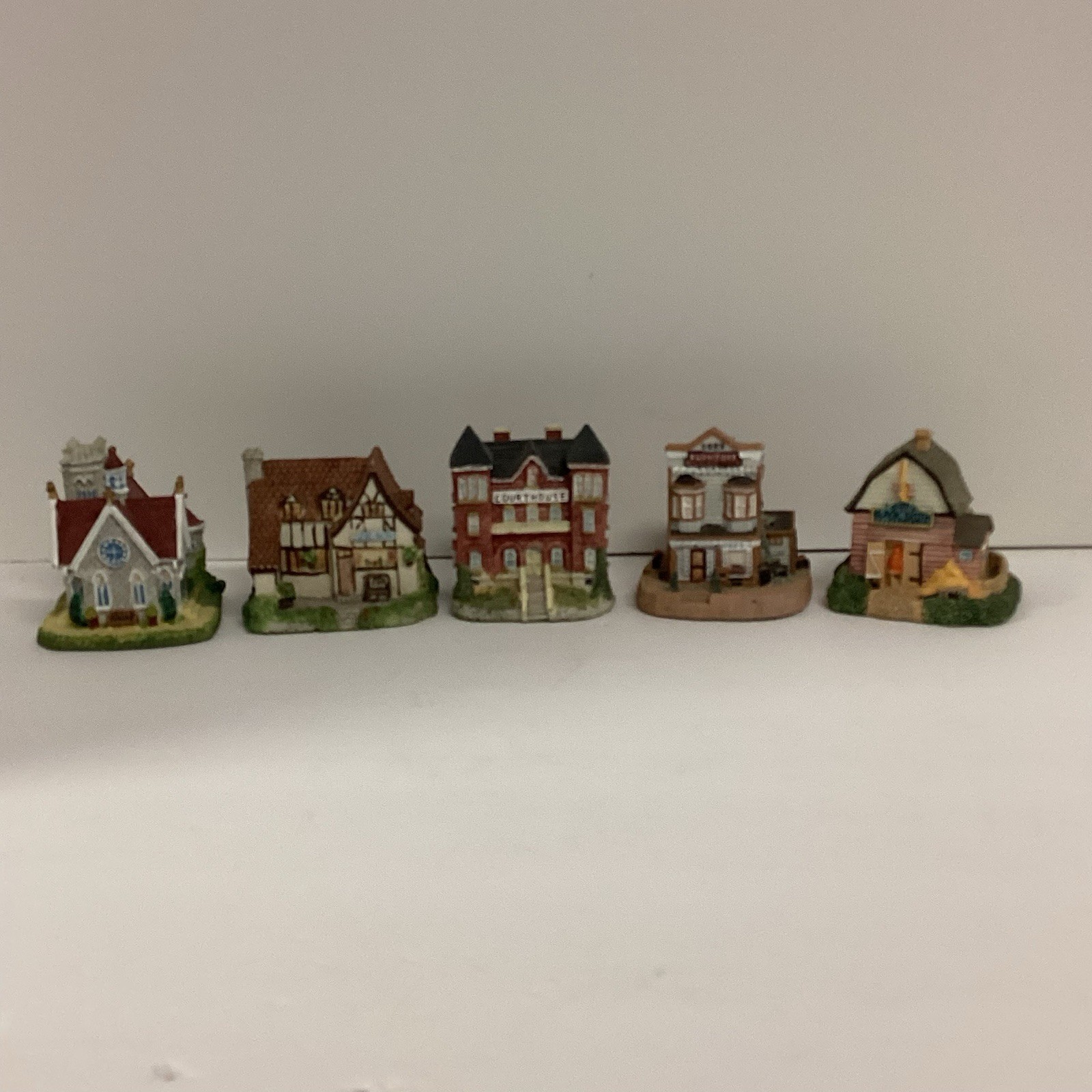 International Resources Set Of 5 Village Some VTG 1992-1999 Used 3 Sets -2 Of 3