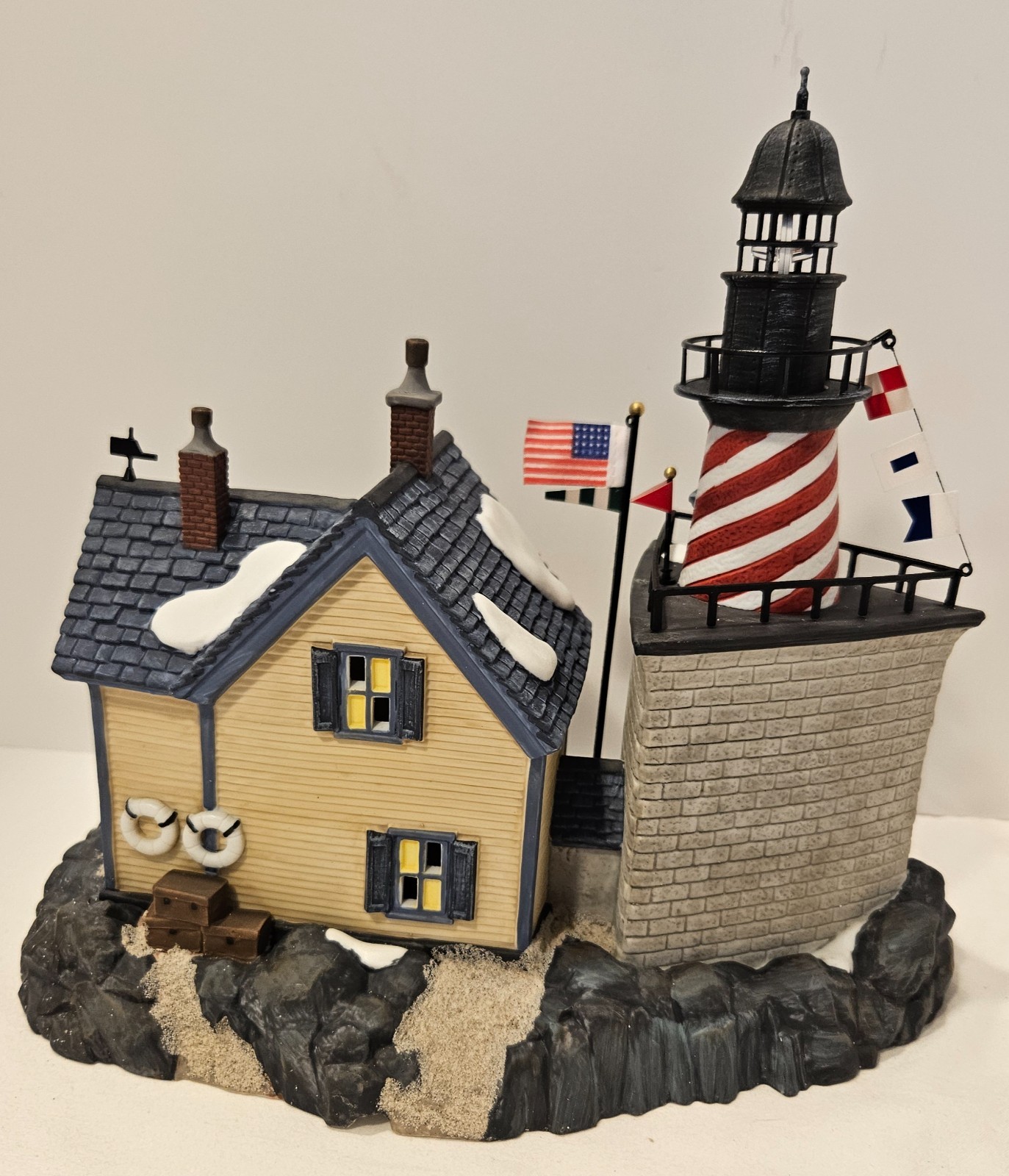 Dept 56 New England Village Series “Trinity Ledge” RETIRED *VIDEO* #56.56611