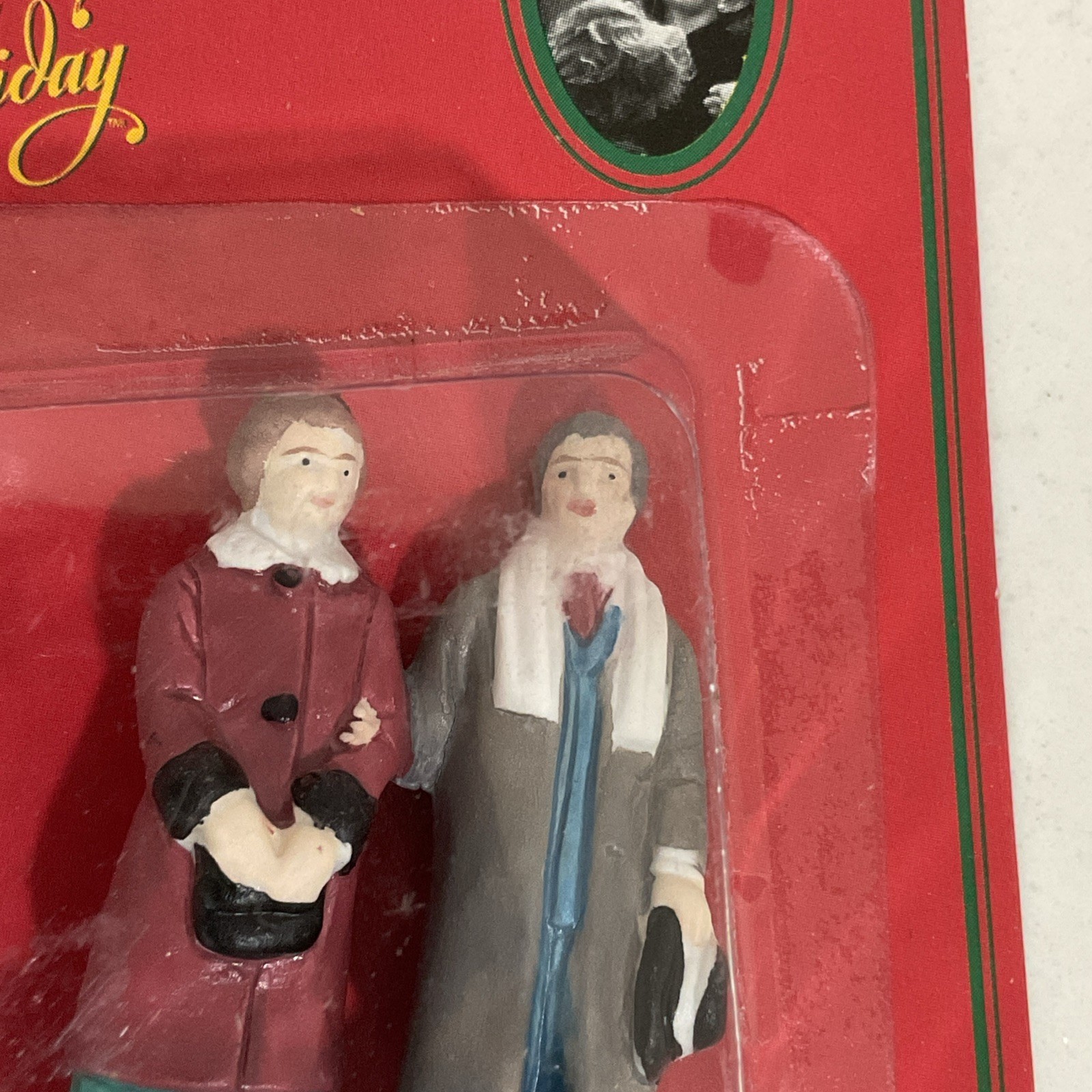 1995 It’s A Wonderful Life Clarence Ma & Pa Bailey Porcelain Figurine New Sealed
