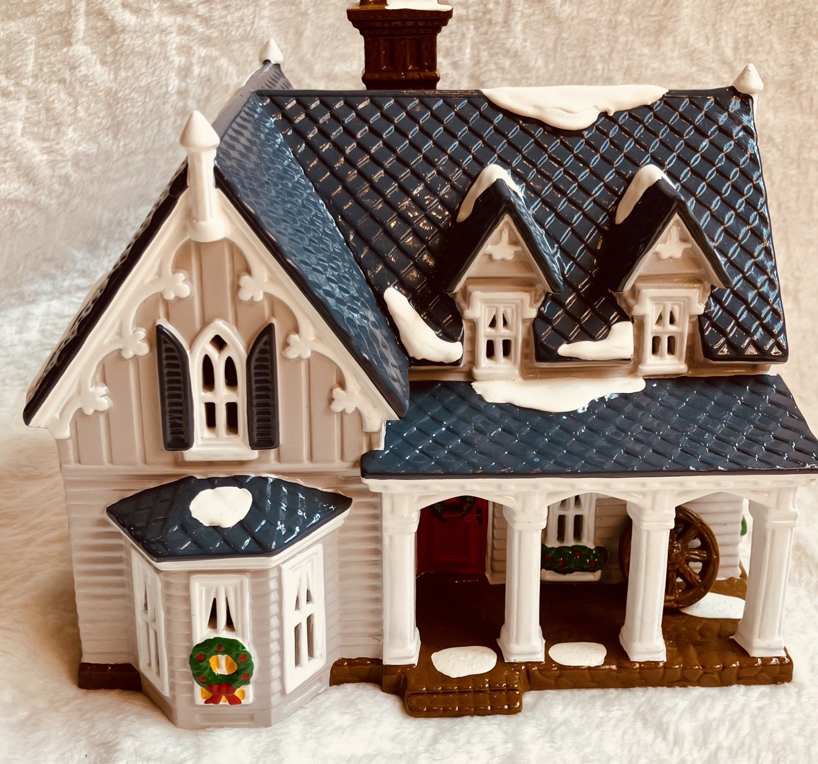 Vintage Dept 56 Snow Village “Gothic Farmhouse” #54056 in Original Box