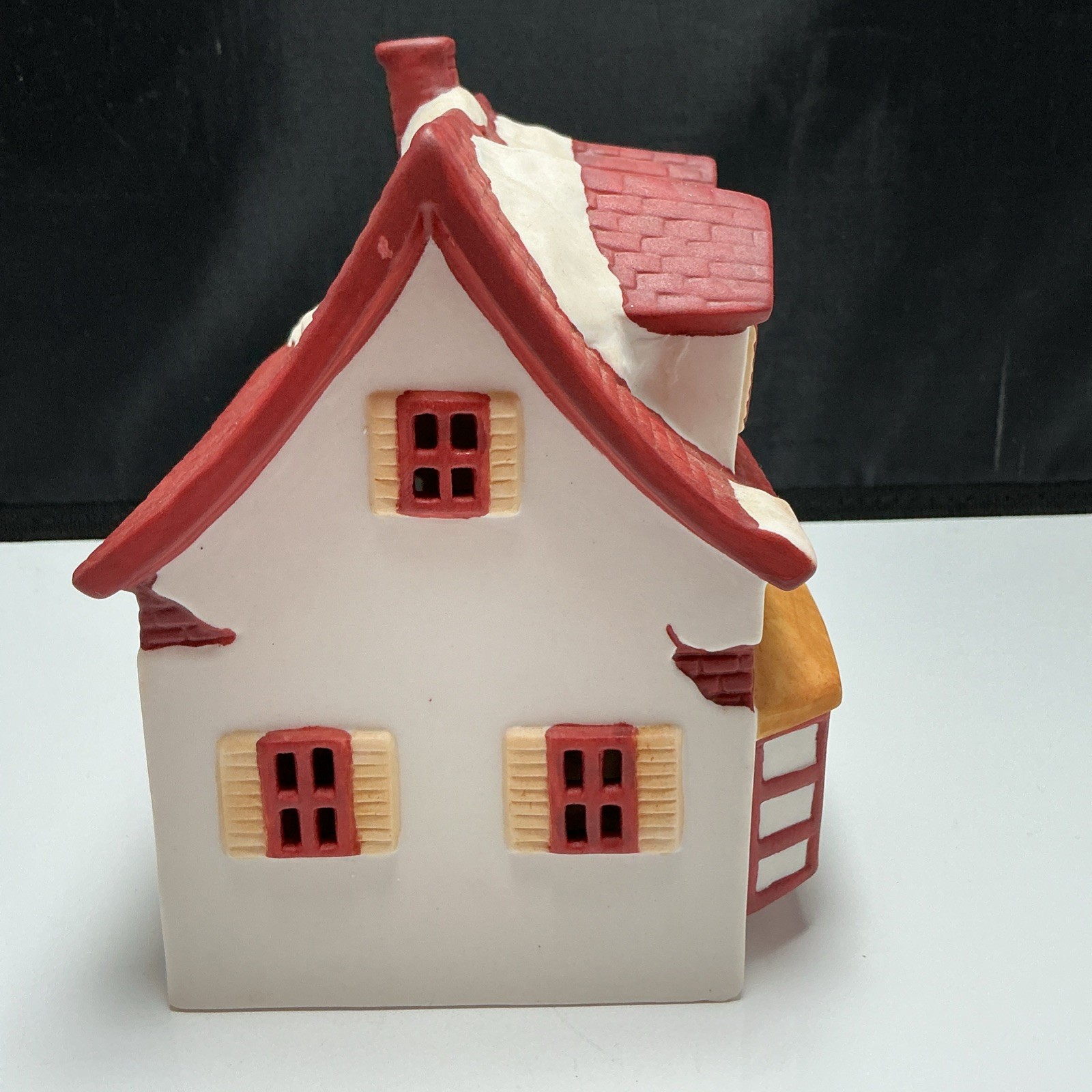 Vtg Seymour Mann Christmas Village Tea and Spice Shop Light Up House No Cord