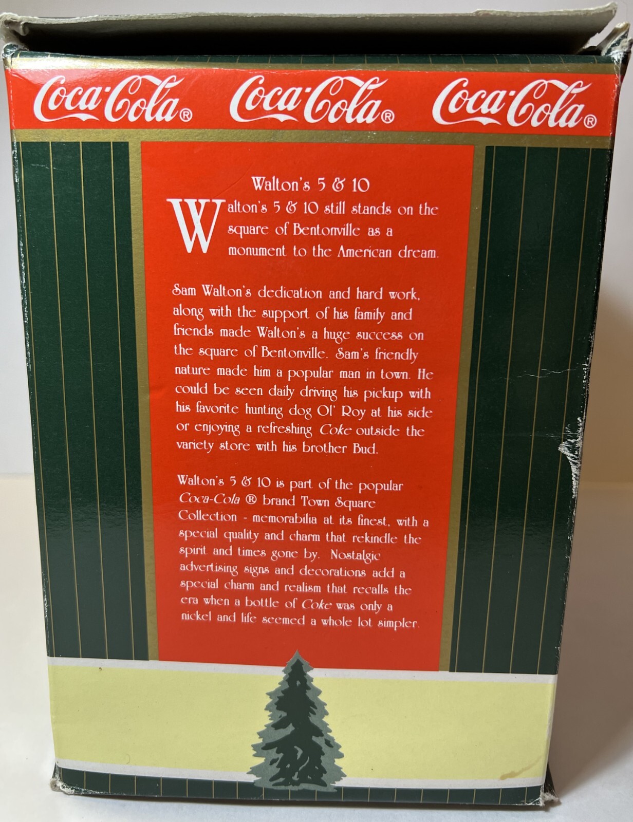 Coca-Cola Town Square Collection Walton’s 5-10 Christmas Village – Retired 1996