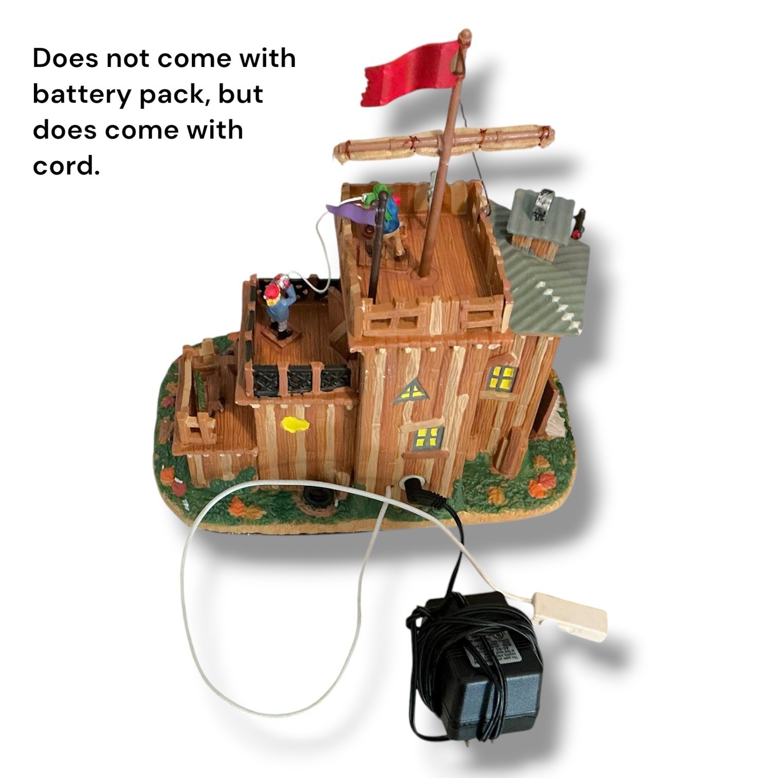 Lemax Signature Christmas Village Lighted Kid’s Club House David’s Fort READ