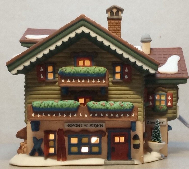 Dept 56 Alpine Village Christmas Sport Laden Heritage Series Department 56120