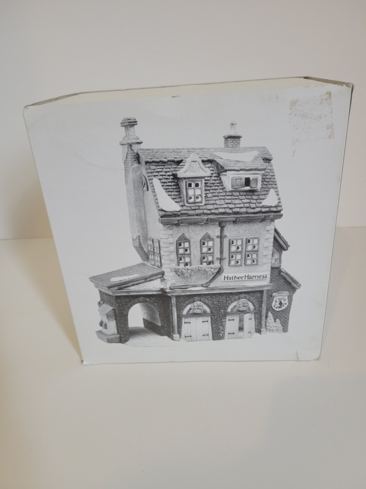 Department 56 Dickens’ Village Hather Harness with Box! Nice! 1994