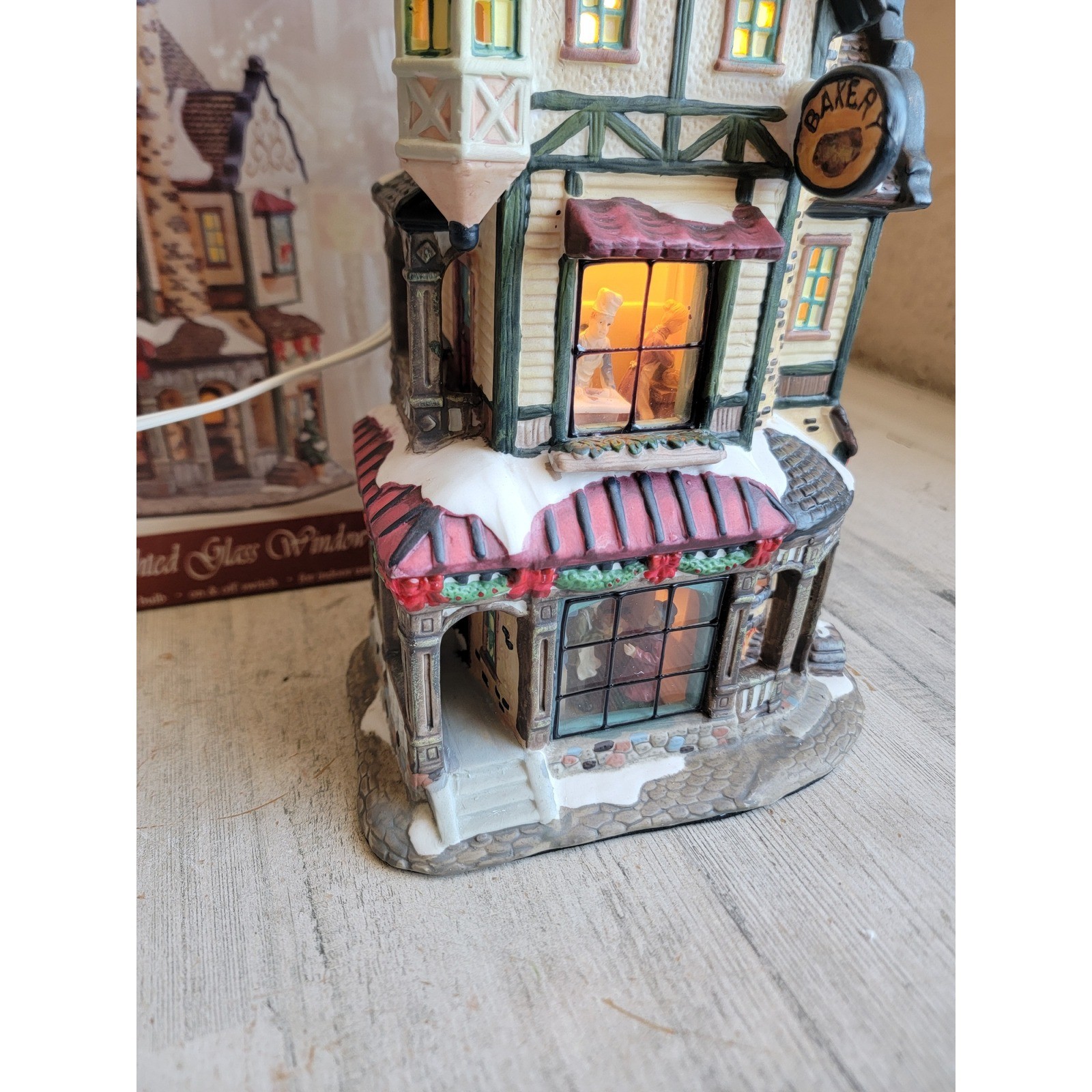 Lemax NEW vintage bakery Victorian Village accessory Xmas home decor