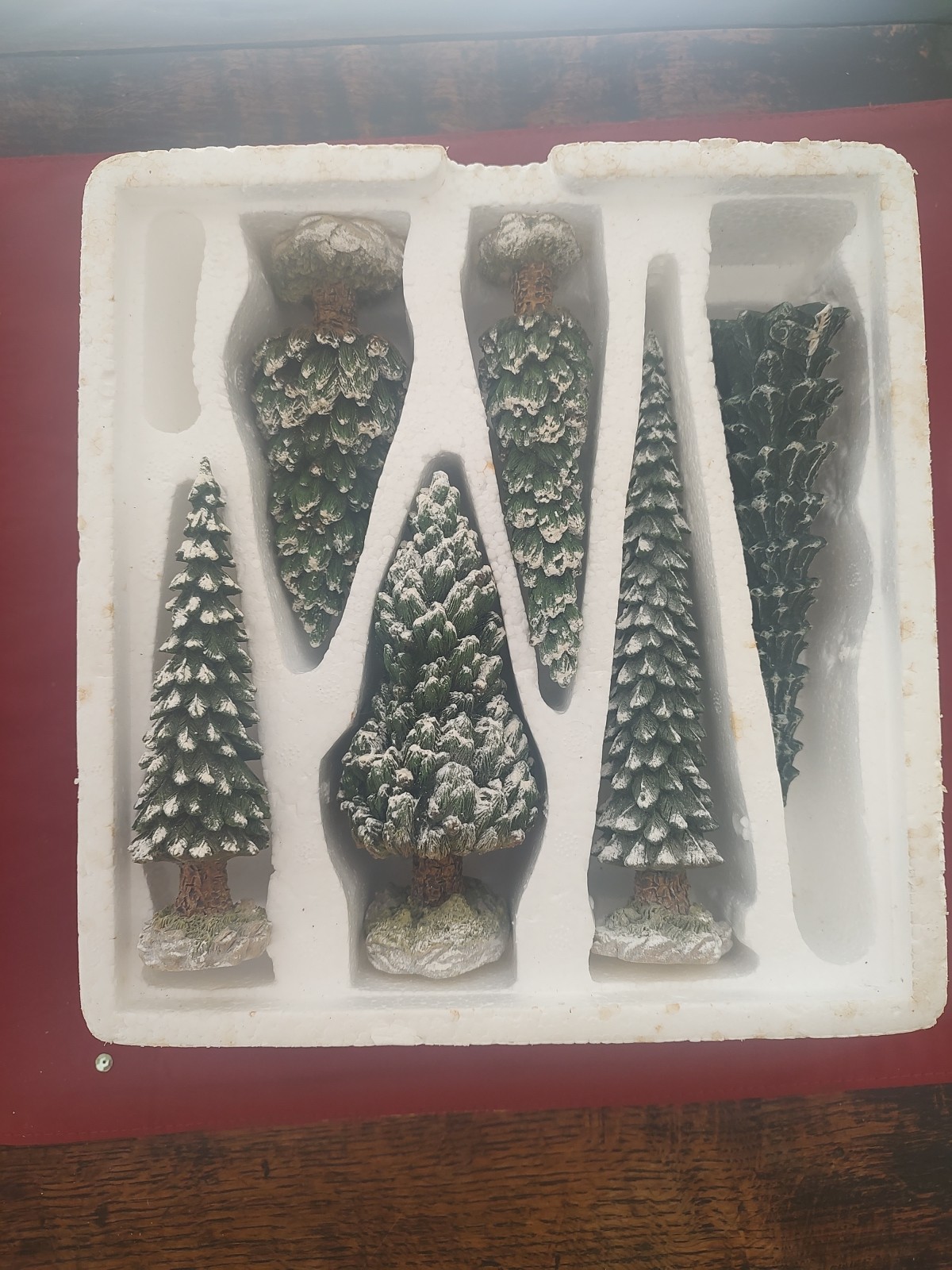 Department 56 Snowy Evergreens Set Of 6