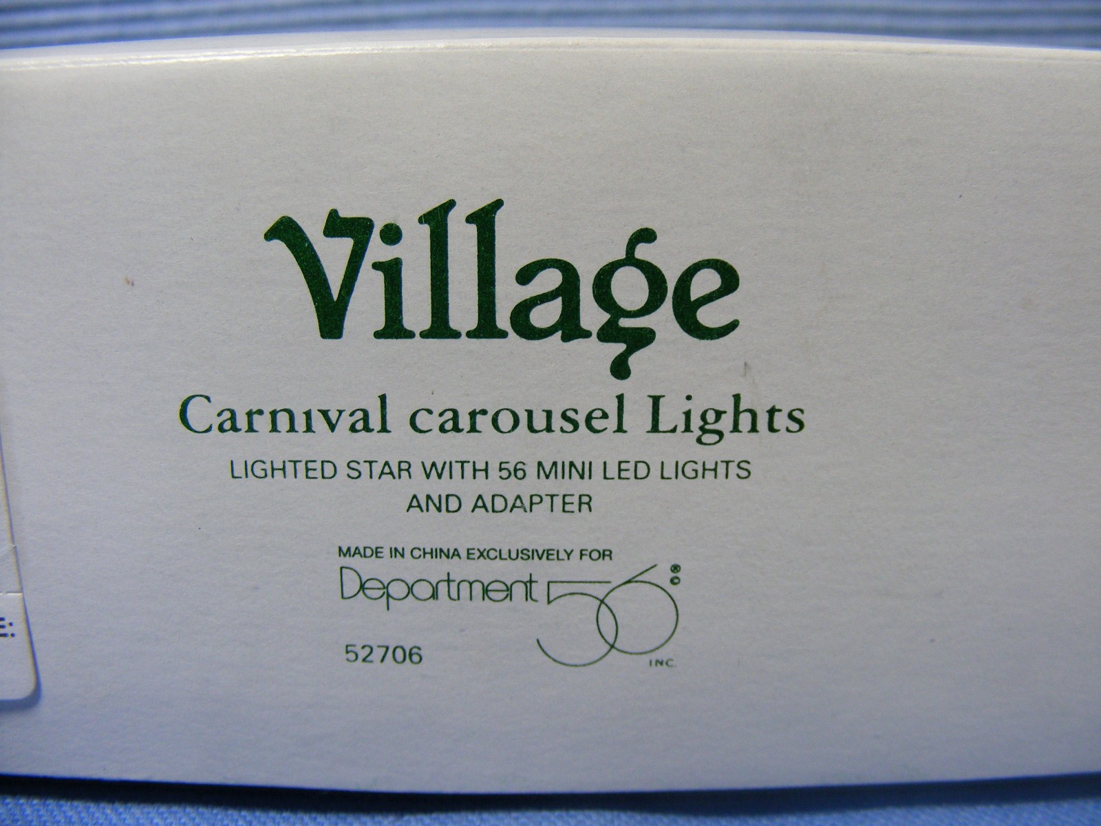 Dept 56 Village Accessories Carnival Carousel Lights #52706