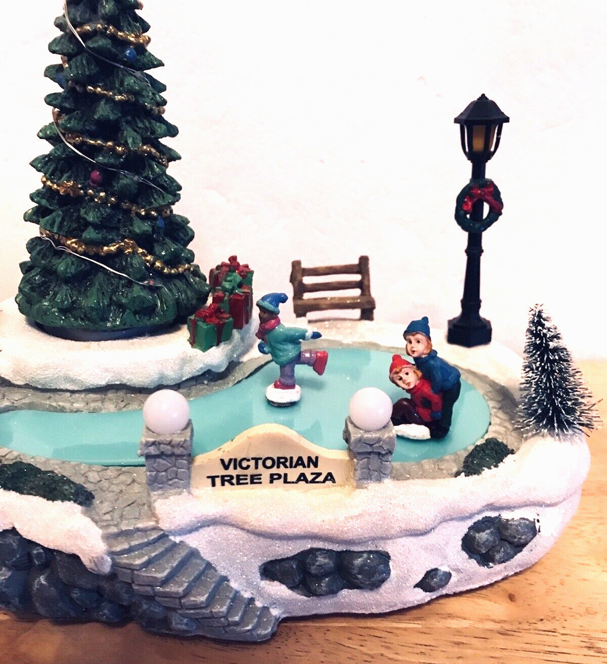 50% OFF HALF PRICE St Nicholas Square Rotating Tree Plaza Music Lights