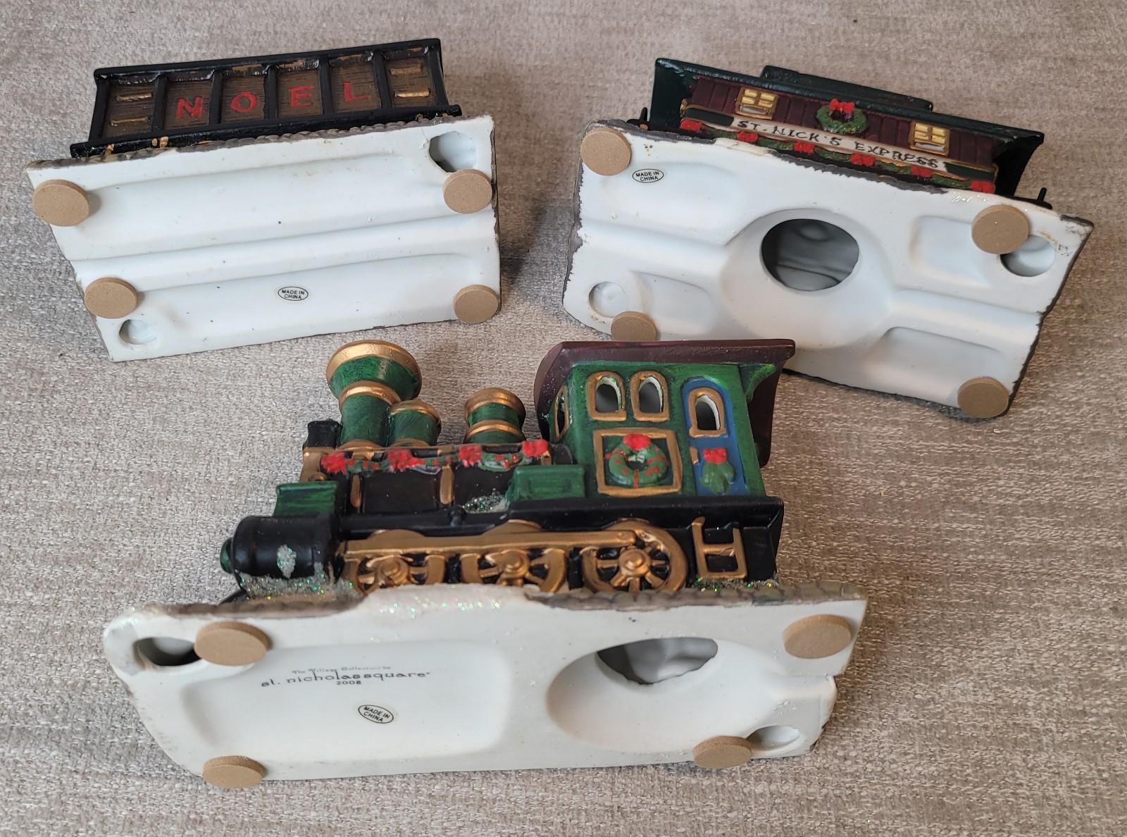 St Nicholas Square Village Set Of 3 Train Set St Nicholas Square READ