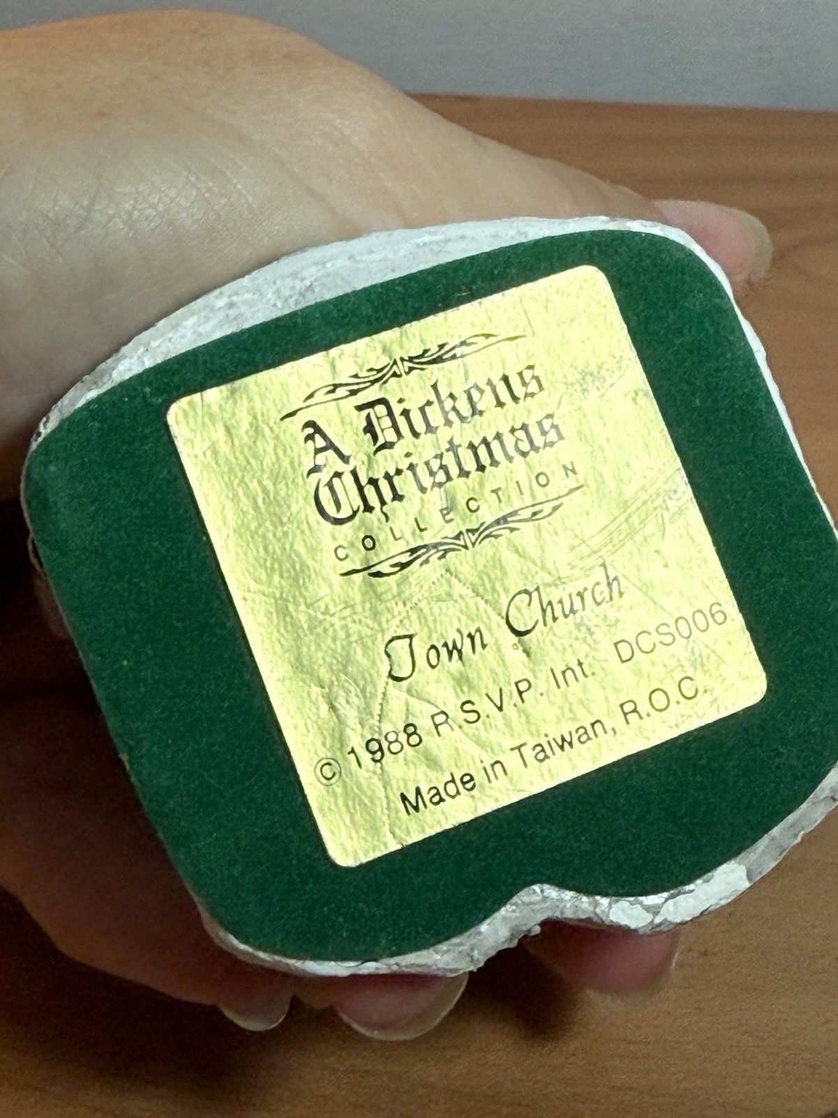 Dickens Christmas Collection Town Church 1988 RSVP