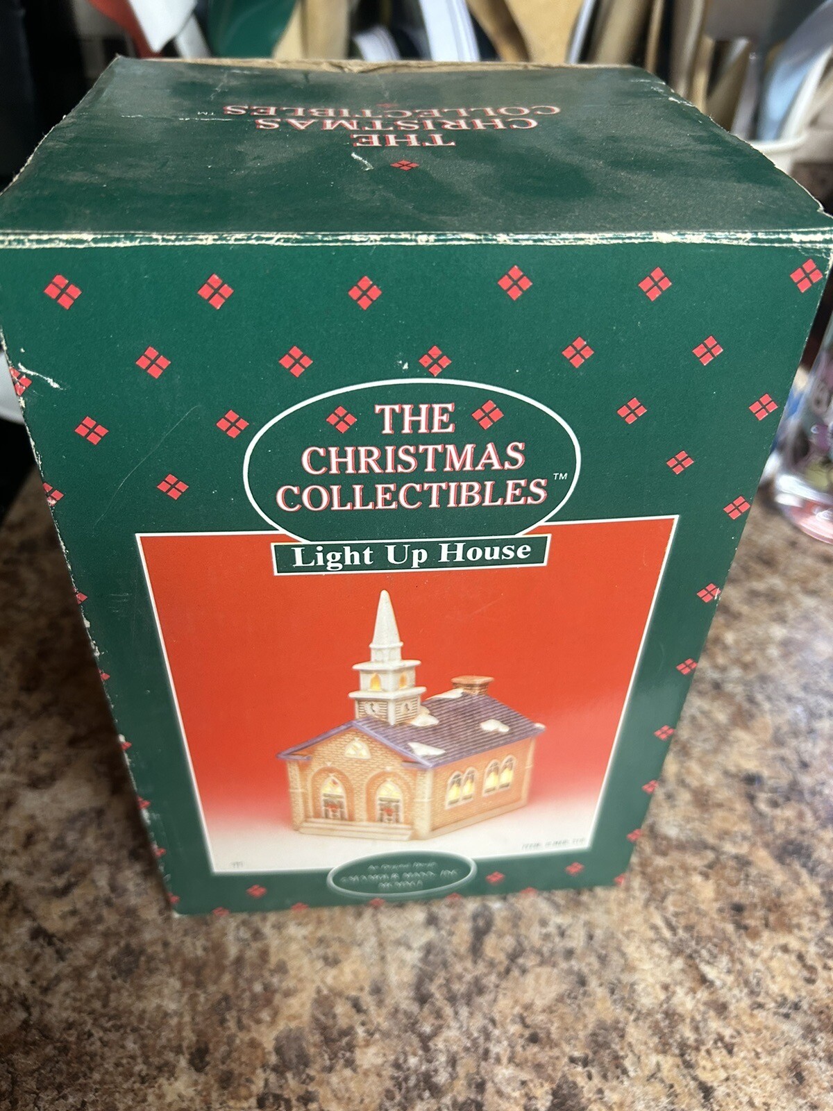 Seymour Mann The Christmas Collectibles Light Up House MIB WORKS