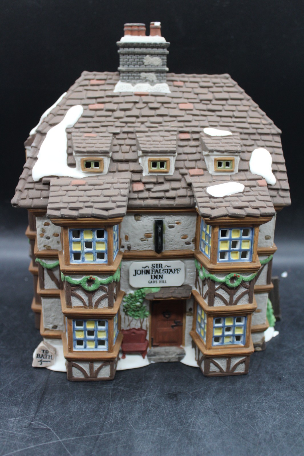 Dept 56 Heritage Village Sir John Falstaff Inn Lighted Bldg #5753-3 No Box/Light
