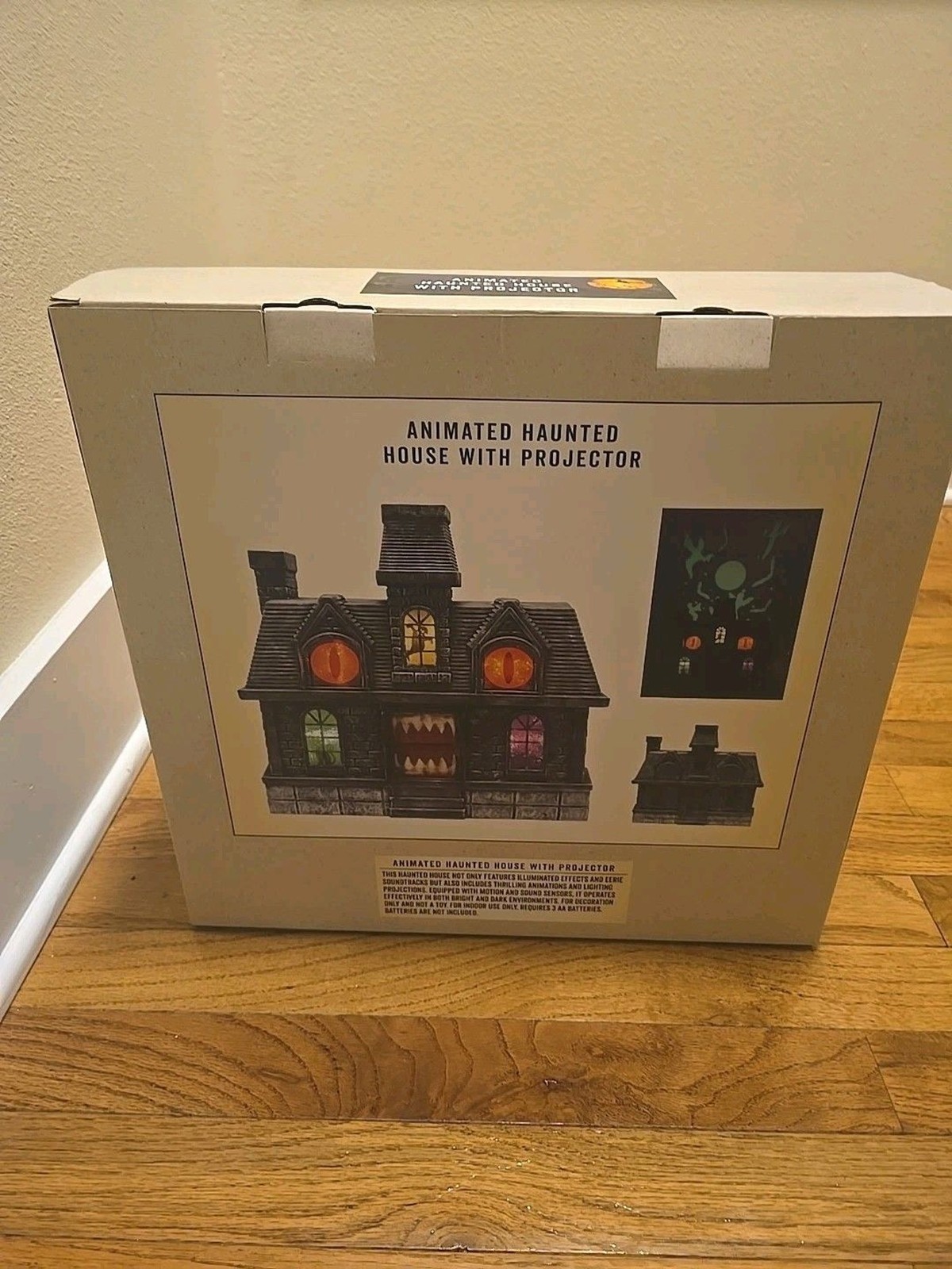 2025 Cracker Barrel Halloween Haunted House Projection Lights, Sound Eyes Teeth