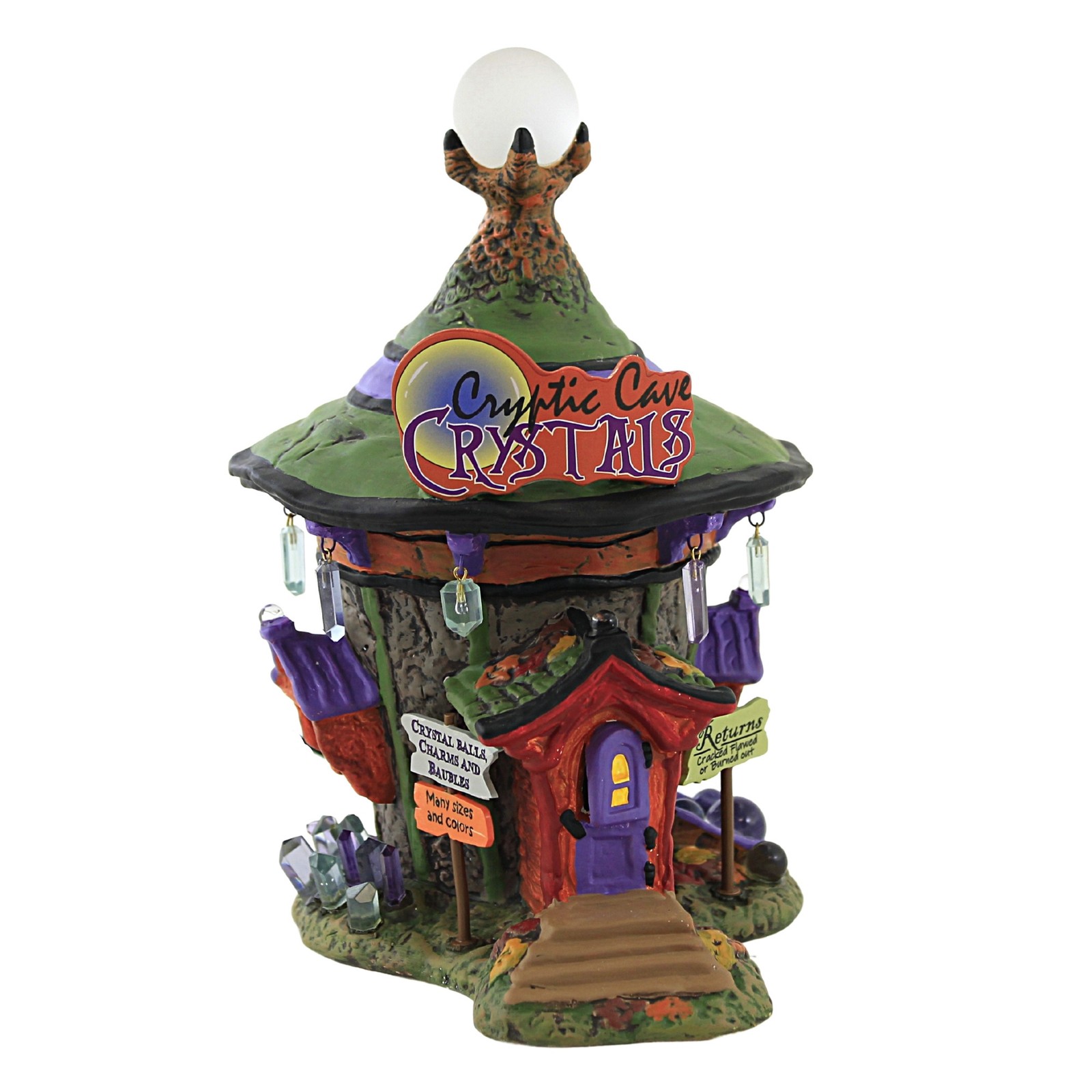 Department 56 House Cryptic Cave Crystals Halloween Lighted Spooky